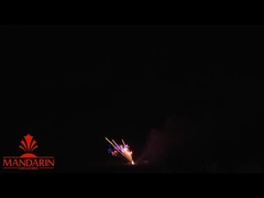 Χαιρετίσματα Επαγγελματικά Πυροβολικά Εμφάνιση 100 πυροβολισμών Z / Fan σχήμα τούρτα Πυροτεχνική