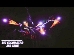 25 σφαίρες Καταναλωτικό Κέικ Πυροσβεστική Φανατήριος Σχήμα Πυροτεχνική 1.4g Un0336