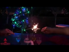 Φεστιβάλ 10'Inch Color Sparkler Πυροσβεστική Ευτυχισμένη οικογένεια Πυροσβεστική Πυροτεχνική για το νέο έτος