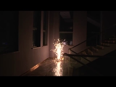 3m30s Ασημένια Χρυσή σκηνή Πηγούνι Πυροσβεστική Ψυχρή Πυροτεχνία εσωτερικού χώρου