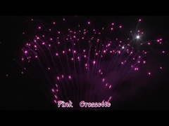 1.3G Επαγγελματικό Πυροτεχνικό Κέικ 180 Βολών Προσαρμόσιμο Χριστουγεννιάτικο Φεστιβάλ Ροζ Crossette Εξωτερικού Χώρου