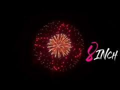 Liuyang Mandarin 1.3G UN0335 Επαγγελματική οθόνη Σφαίρες Πυροσβεστική 8 ιντσών ολμοθάλαμος Πυροβολικό Σφαιρίδιο