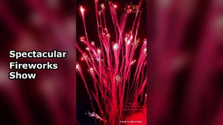 Liuyang Mandarin Fireworks Χονδρική Πυροτεχνία Red Wolf Wolfs 100 Shot Cake Fireworks