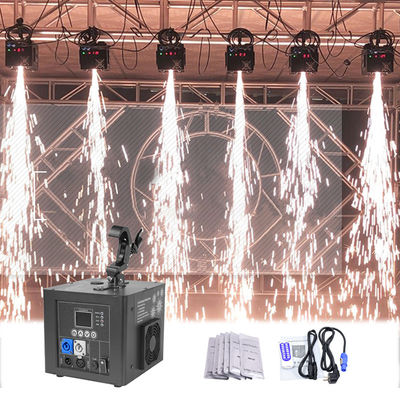 800W Waterfall Remote Inverted Cold Spark Machine για τη λειτουργία ελέγχου πτώσης σταθμού σπινθήρων DMX512/Remote