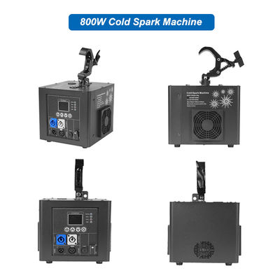800W Waterfall Remote Inverted Cold Spark Machine for Stage Spark Fall Control Mode DMX512/Remote