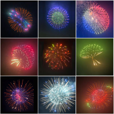 Chinese Wholesale 1.3G Professional Display Shells Fireworks Ball Shape Festival Firework Display Shell For Celebration