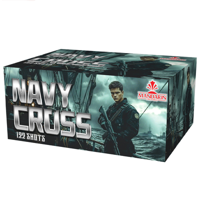 Εργοστάσιο Liuyang 122 πυροβολισμοί CE Αγορά NAVY CROSS Πυροσβεστική Τάρτα FAFBWL CE Εγκρίθηκε Πυροσβεστική Τάρτα Πυροσβεστική Εξωτερική Πυροτεχνική