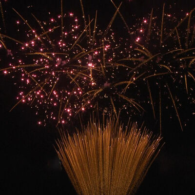 1.2 ίντσες 100 βολών πυροτεχνήματα κέικ 1.3G Επαγγελματικά Πυροτεχνήματα με πιστοποίηση UN0335 για υπαίθριες γιορτές