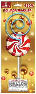 Ζάχαρη-φραντζόλα Lollypop Sparkler, παιδιά/παιδιά εσωτερικό άκαπνο Sparklers Lollipop