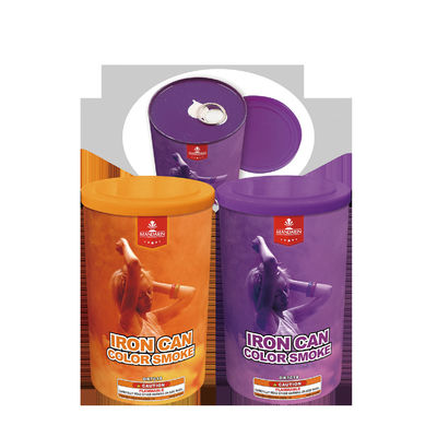 150S Σιδερένιο κουτί πολύχρωμη καπνό Πυροσβεστική κινεζική εξαγωγή καπνιστικές βόμβες για πάρτι και φεστιβάλ