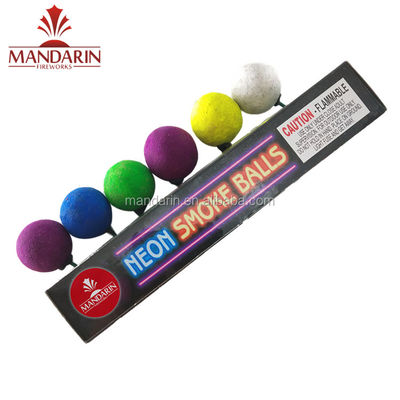 Wedding / Party Smoke Bomb Fireworks , Kids Pyrotechnics Color Smoke Balls